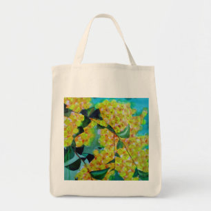 Bolso De Tela Arte de flores australiano nativo de Wellow