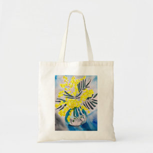 Bolso De Tela Arte de flores australiano nativo de Wellow