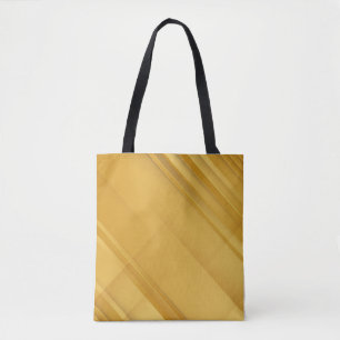 Bolso De Tela Arte de fondo de lujo geométrico dorado abstracto