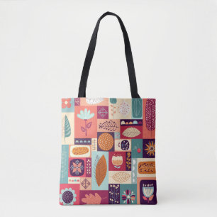 Bolso De Tela Arte de fondo vintage decorativo otoñal