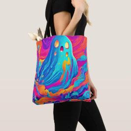 Bolso De Tela Arte de Halloween fantasma espectral