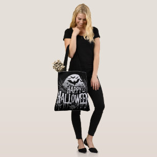 Bolso De Tela Arte de Halloween feliz