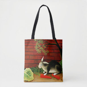 Bolso De Tela Arte de Henri Rousseau: Conejo