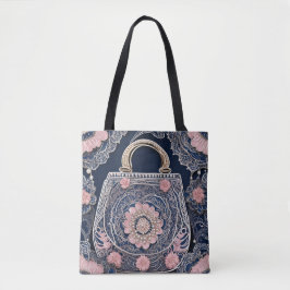 Bolso De Tela Arte de IA de My Blue Purse