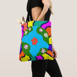 Bolso De Tela Arte de imágenes retro de la Tierra