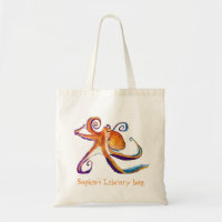 Arte de la acuarela Octopus sealife