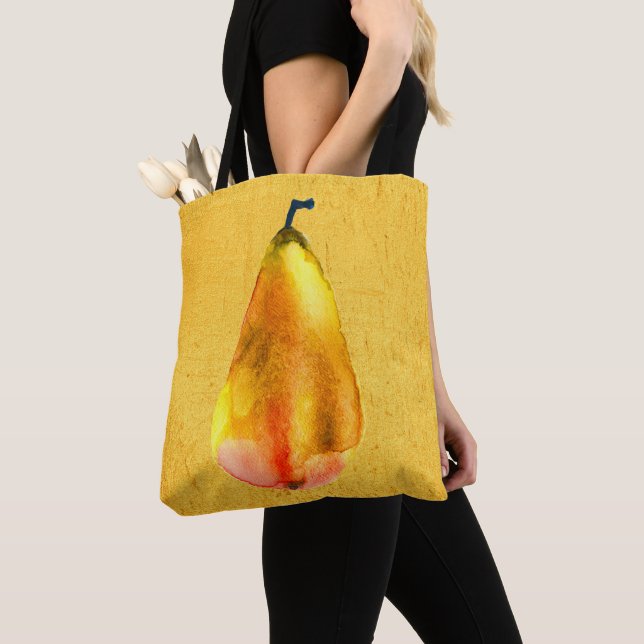 Bolso De Tela Arte de la fruta del Oso de Oro (Detalle)