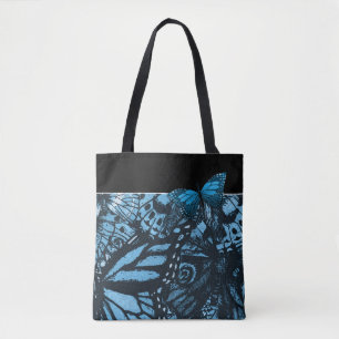 Bolso De Tela Arte de la mariposa del Grunge