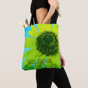 Bolso De Tela arte de la naturaleza girasol cita de tostada