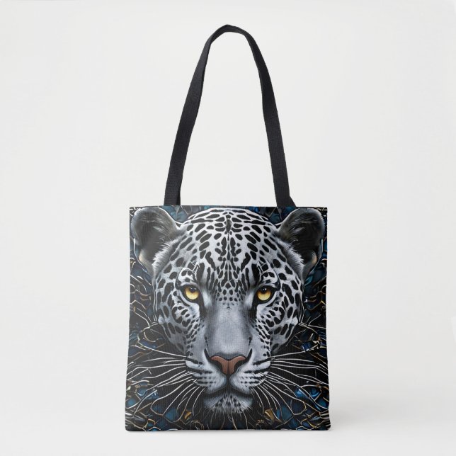Bolso De Tela Arte de leopardo (Anverso)