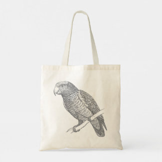BOLSO DE TELA ARTE DE LÍNEA DE LORO ARTE FINA