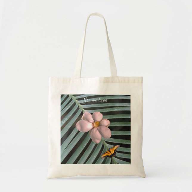 Bolso De Tela Arte de Magnolia (Frente)