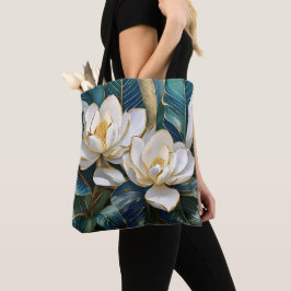 Bolso De Tela Arte de Magnolia del Sur