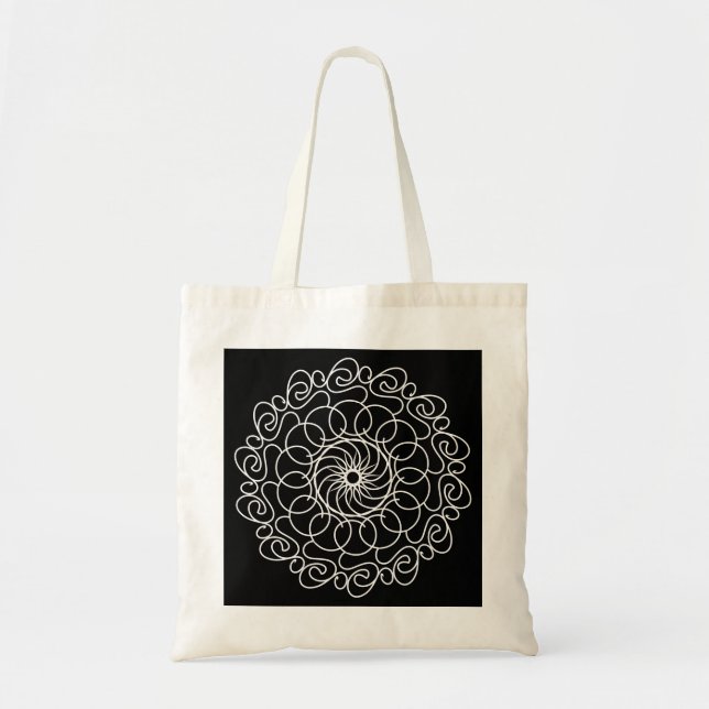 Bolso De Tela Arte de Mandala (Frente)