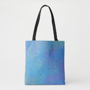 Bolso De Tela Arte de Marcado Moderno Azul Ceruleño