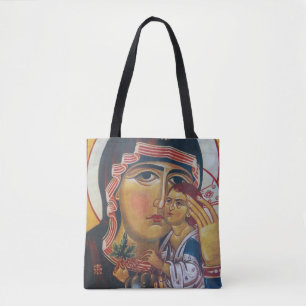 Bolso De Tela Arte de María Madre y Jesús