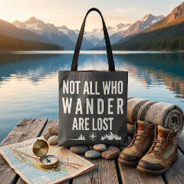 Bolso De Tela Arte de montaña No todos los que vagan están perdi