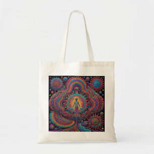 Bolso De Tela Arte de nacimiento psicodélico