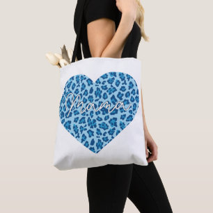 Bolso De Tela Arte de palabra personalizada de Mama en patrón de