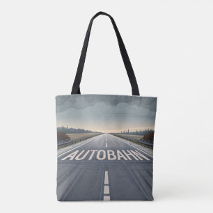 Bolso De Tela Arte de perspectiva infinita de la autopista Autob