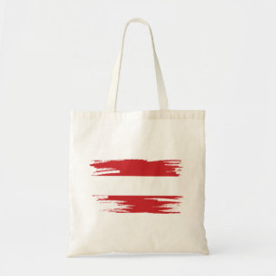 Bolso De Tela Arte de pincel de bandera de Austria