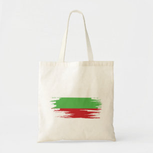 Bolso De Tela Arte de pincel de bandera de Bulgaria