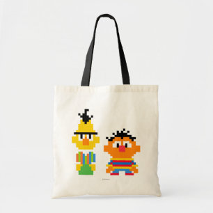Bolso De Tela Arte de píxeles de Bert y Ernie