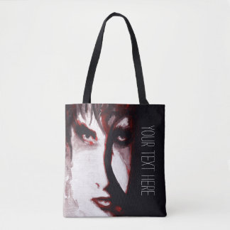 Bolso De Tela Arte de retrato de hombre de música gótica post pu
