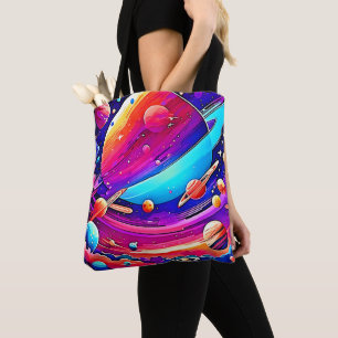 Bolso De Tela Arte de Sinfonía Cósmica