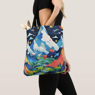 Bolso De Tela Arte de sueños y aspiraciones