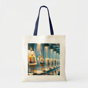 Bolso De Tela Arte de Sushi de Fantasía Lindo