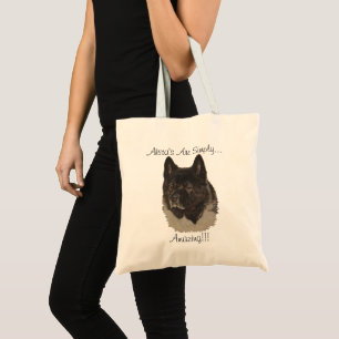 Bolso De Tela Arte de tipo americano del realista del retrato