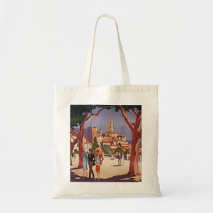 Bolso De Tela Arte de Verano Vintage Grasse