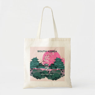 Bolso De Tela Arte de viaje a Seúl Corea del Sur
