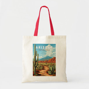 Bolso De Tela Arte de viaje vintage de Arizona