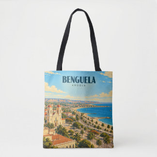 Bolso De Tela Arte de viaje vintage de Benguela Angola