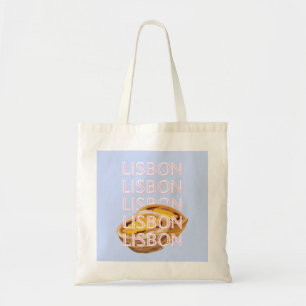 Bolso De Tela Arte de viajes de Lisboa, Azul, Portugal, Pastel