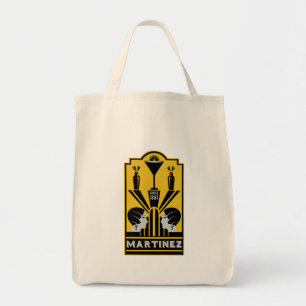 Bolso De Tela Arte Deco Cóctel Martinez