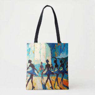 Bolso De Tela Arte del Ballet (#1) pintura al óleo