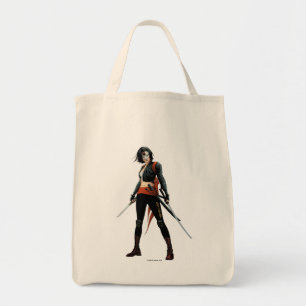 Bolso De Tela Arte del cómic del pelotón el   Katana del