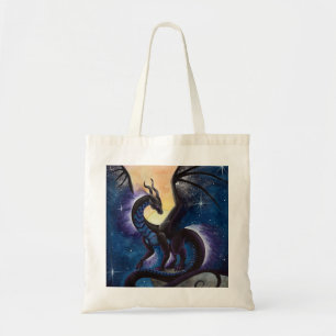 Bolso De Tela Arte del dragón de la caída de la noche de Carla