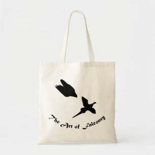 Bolso De Tela Arte del halcón de peregrino de la cetrería