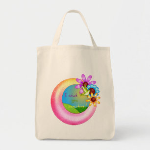 Bolso De Tela Arte del pixel del deseo de la sol