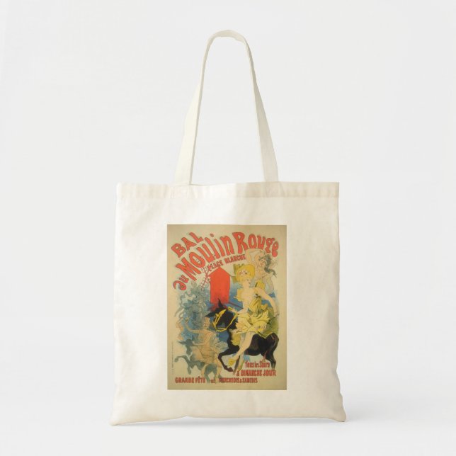 Bolso De Tela Arte del poster de Toulouse Lautrec (Frente)
