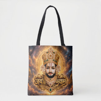 Bolso De Tela Arte Devocional Jai Shri Khatu Shyam Ji