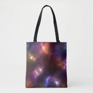 Bolso De Tela Arte digital de constelaciones del espacio cósmico