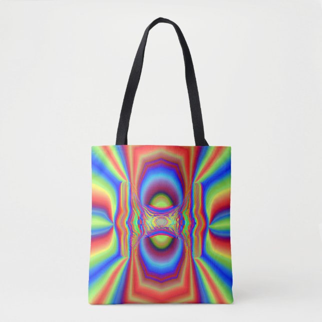 Bolso De Tela Arte digital de intersección dimensional (Anverso)