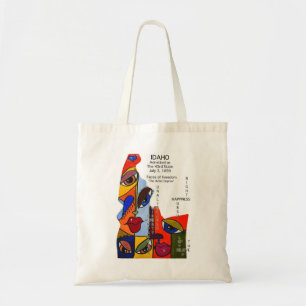Bolso De Tela Arte estatal de Idaho por sorpresa