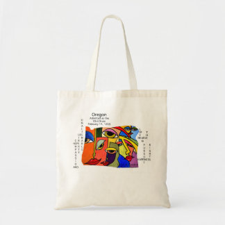 Bolso De Tela Arte estatal de Oregón por sorpresa