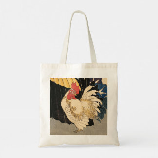 BOLSO DE TELA ARTE FINO GALLO BLANCO